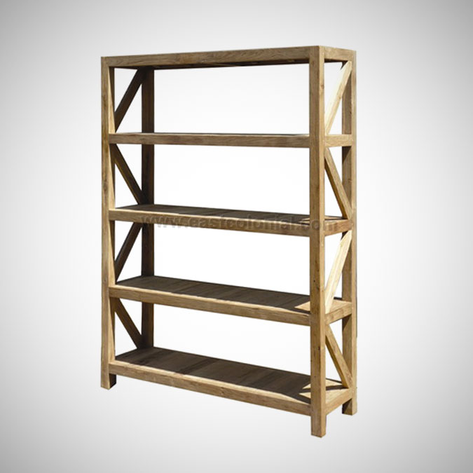 Bookshelf Rust Teak
