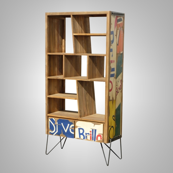 Billboard Bookrack 2 Drawers