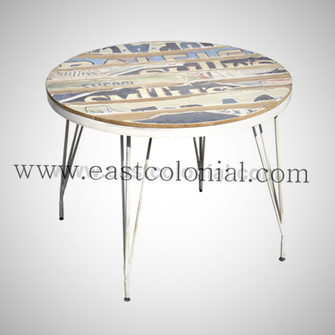 Billboard Dining Table Round Medium