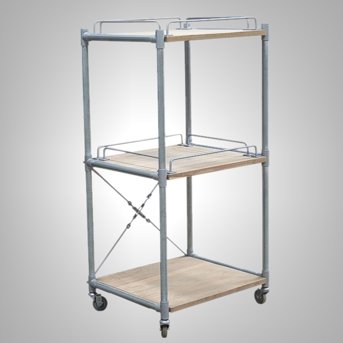 PIPE RACK WITH WHEELS