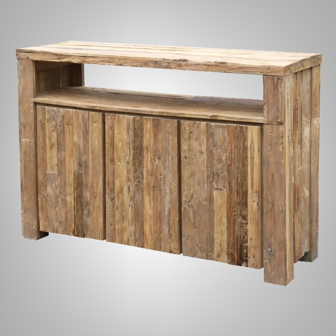 Natura Dresser 3 Doors with Open Shelve