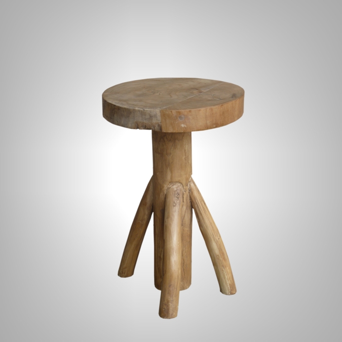 ROUND STOOL WITH PANG LEG