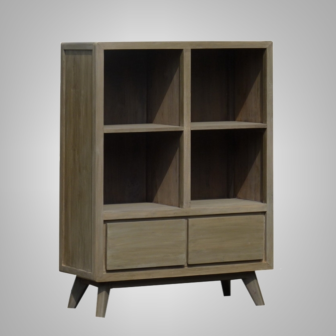 Vintage Bookrack 2 Drawers