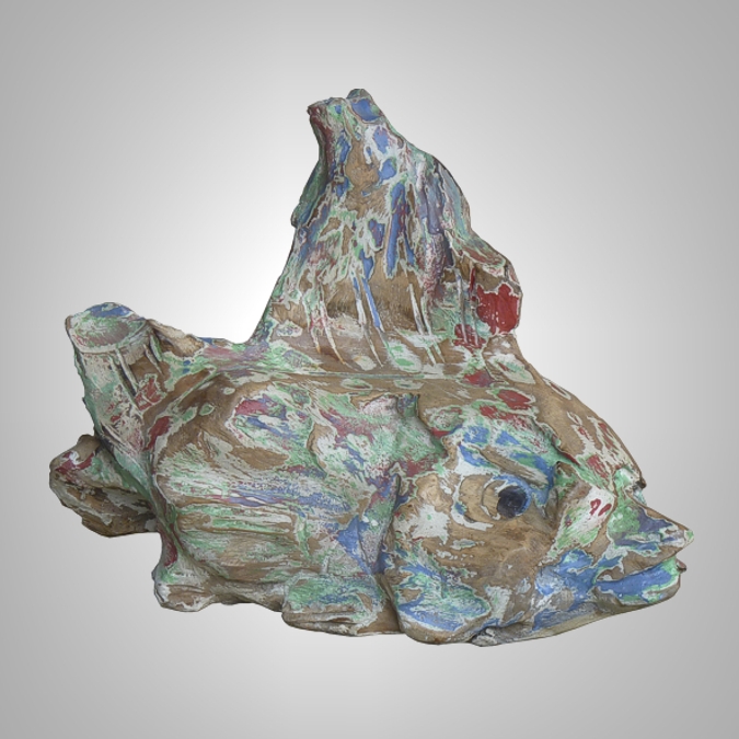 WOODEN CRAFT FISH WITHOUT STAND